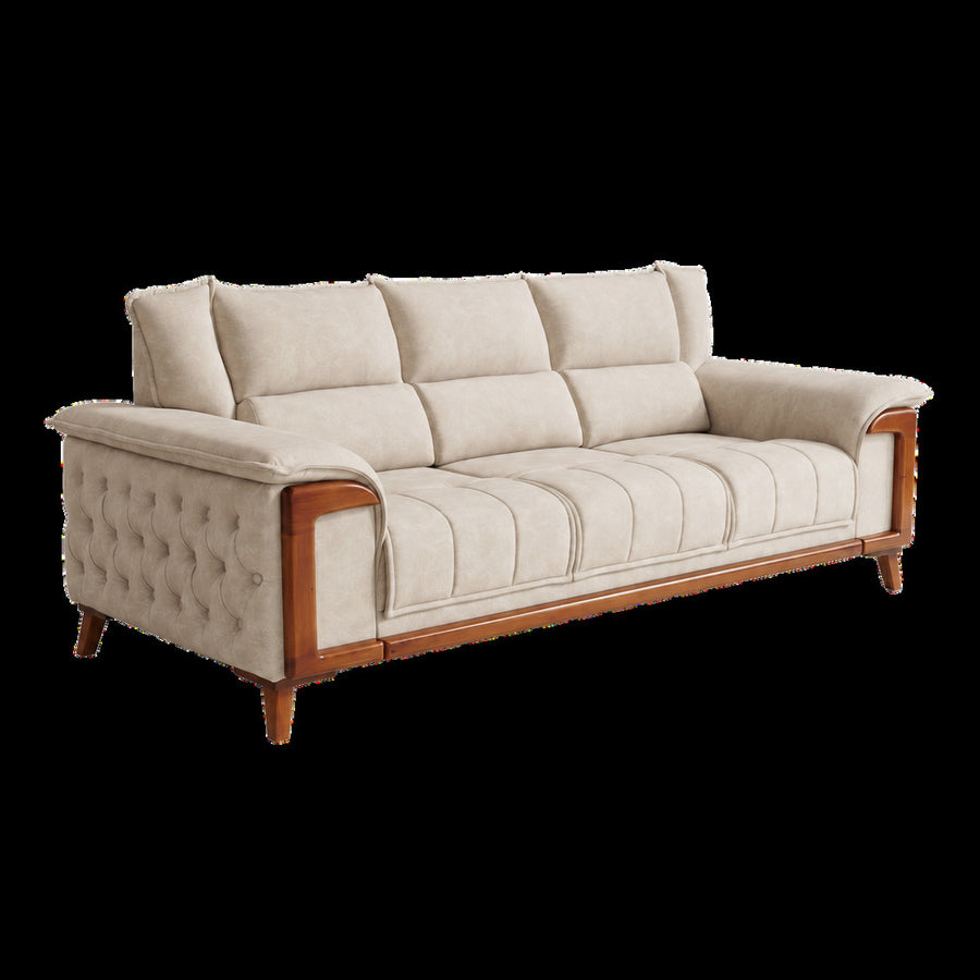 Aurelia sofa in cream, product view
