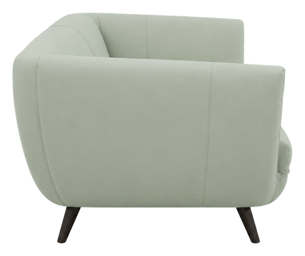 Capri sofa in soft mint, product view
