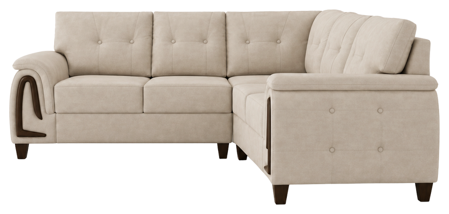 Maris sofa in warm beige, product view