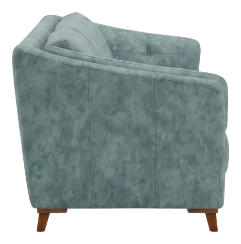 Celadon sofa in muted teal, product view