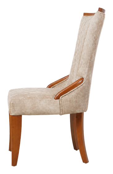 Winston dining chair in light beige, product view