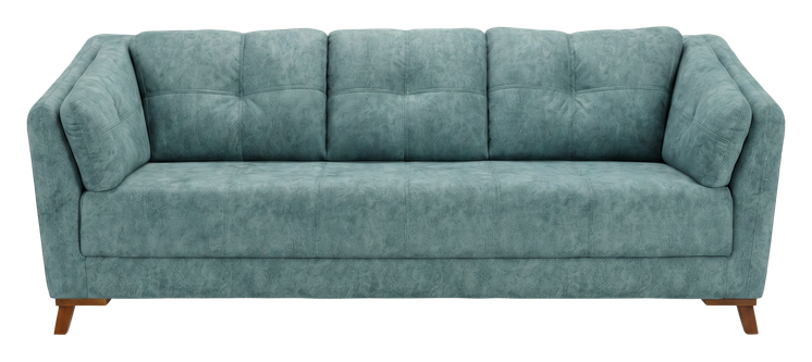 Celadon sofa in muted teal, product view