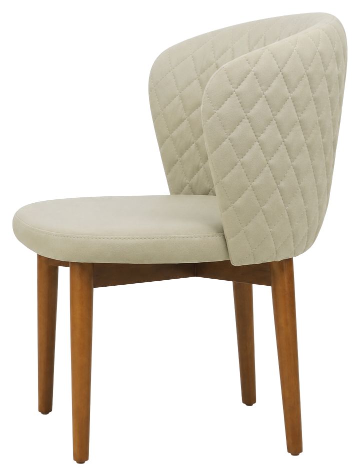 Celeste dining chair in pale sage, product view