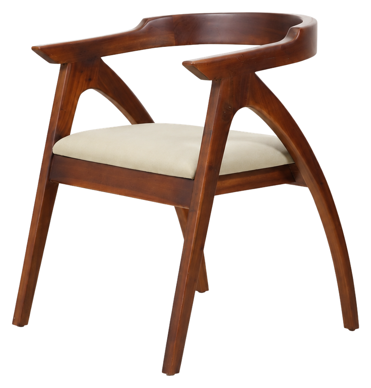 Orion accent chair in pale sage, product view
