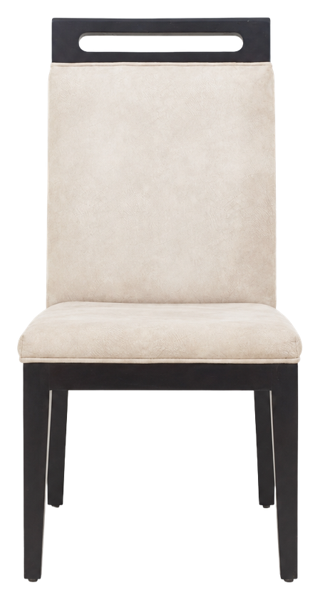 Eclipse dining chair in ivory, product view