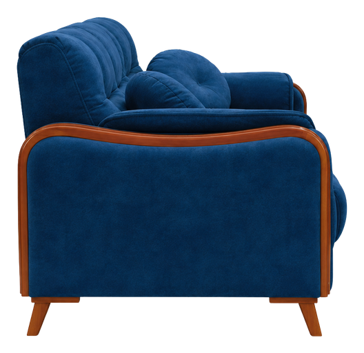 Torino sofa in royal blue, product view