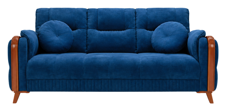 Torino sofa in royal blue, product view
