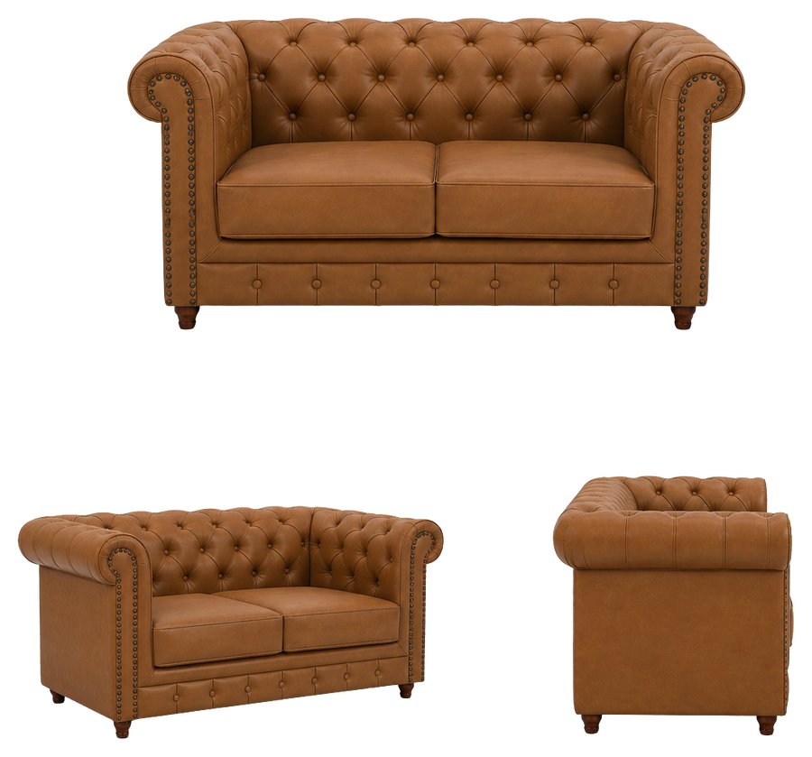 Chester sofa in tan, product view
