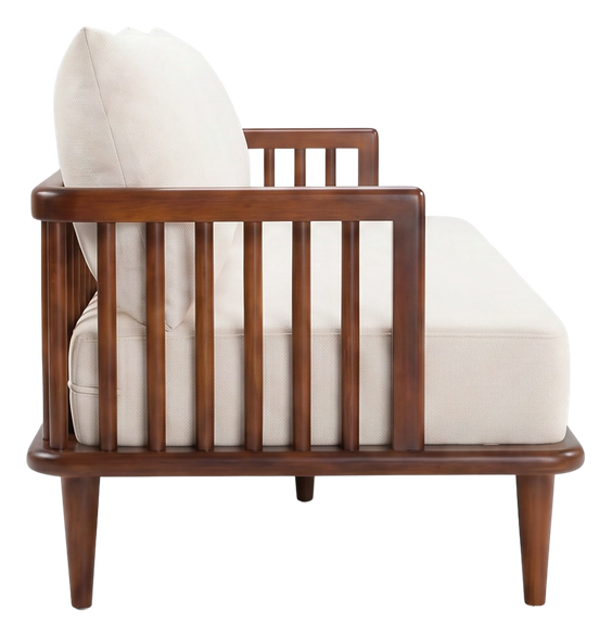 Malmo sofa in cream, product view