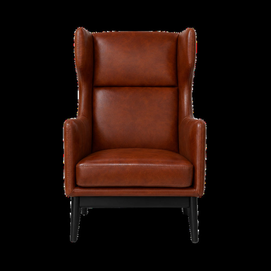 Sterling lounge chair in cognac, product view