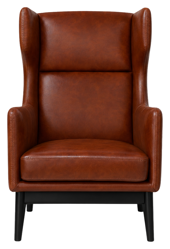 Sterling lounge chair in cognac, product view