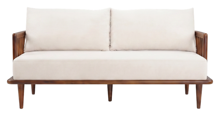 Malmo sofa in cream, product view