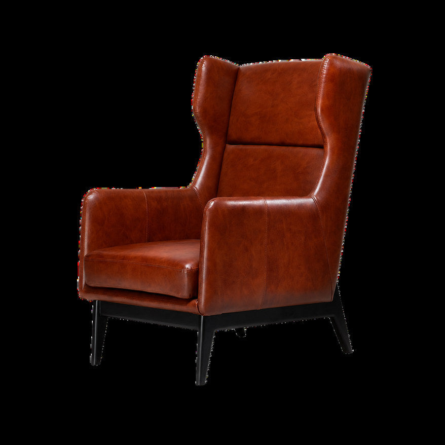Sterling lounge chair in cognac, product view