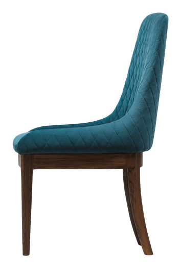 Marina dining chair in teal, product view