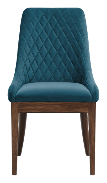 Marina dining chair in teal, product view
