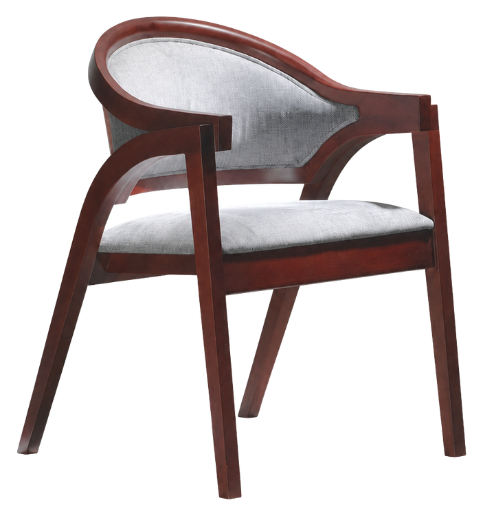 Rowan accent chair in grey, product view