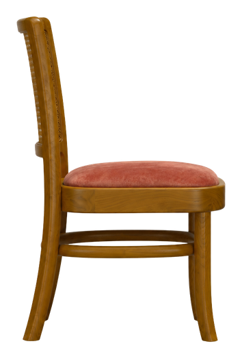 Caneva dining chair in terracotta, product view