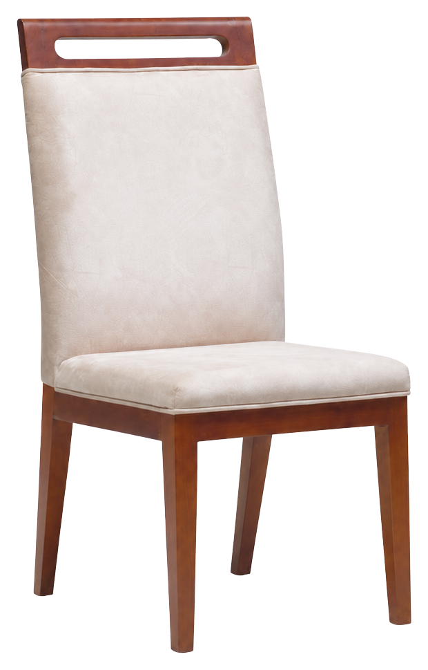 Aspen dining chair in cream, product view