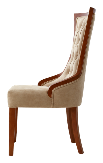 Royale accent chair in taupe, product view