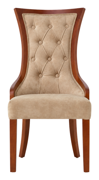 Royale accent chair in taupe, product view