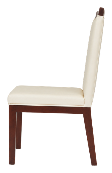 Noelle dining chair in cream, product view