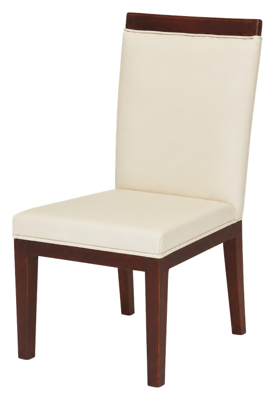 Noelle dining chair in cream, product view