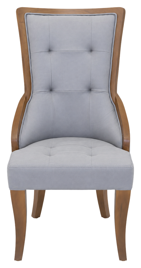 Bellagio accent chair in powder blue, product view