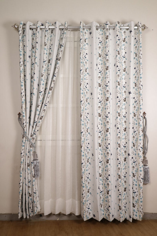 Patterned curtains — stock placeholder, pending real Liro photography